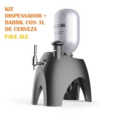 Kit schopera Dimple Pale Ale (Dispensador + barril 3L CON cerveza Pale Ale) Kit schopera Dimple Pale Ale (Dispensador + barril 3L CON cerveza Pale Ale)