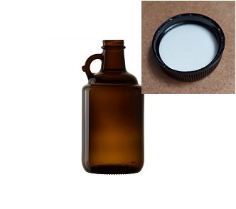 Growler 1 L c/tapa plástica1