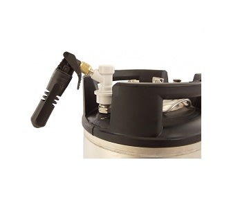Inyector con cartridge de CO2 + conector Ball Lock1