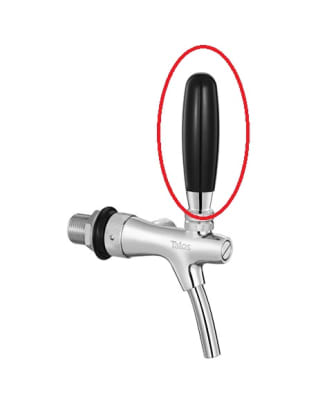 Mango Largo para grifo de schop1