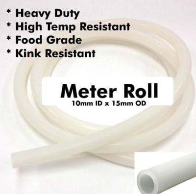 Manguera silicona alta T° - 3/8