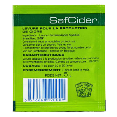 Levadura SafCider 5gr.1