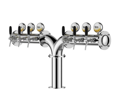 Torre R - 6 grifos con medallón LED1