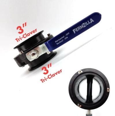 Válvula Triclamp Fermzilla 3