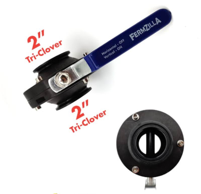 Válvula Triclamp Fermzilla 2