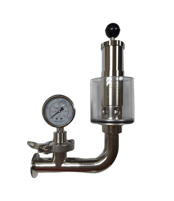 Válvula de presión + manómetro1