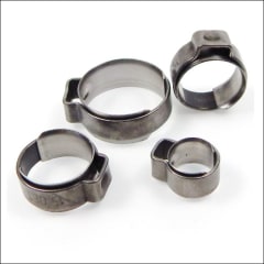 Abrazadera Stepless inox. 9.5mm (para manguera entre 6-8mm OD)