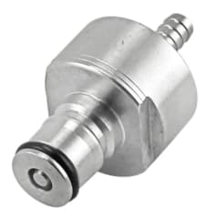 Acople ball lock inox. para carbonatación y limpieza - espiga