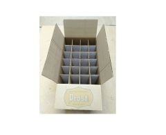 Caja con separadores para 24 botellas de 500cc