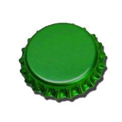Tapas corona verde metalizado