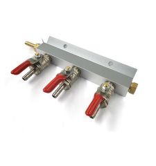 Divisor de CO2 para 3 líneas 