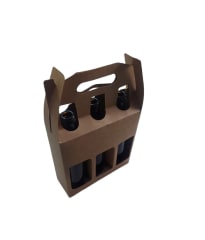 Estuche tripack para botellas de 330cc