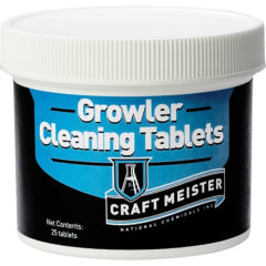 Tabletas de limpieza para growlers