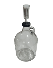 Jarra de vidrio 5L c/airlock