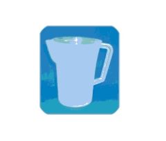 Jarro plástico graduado 1,4L