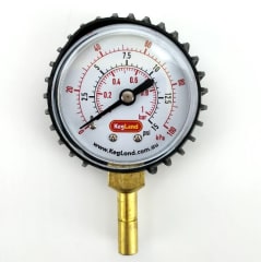 Manómetro 0-15psi espiga 8mm