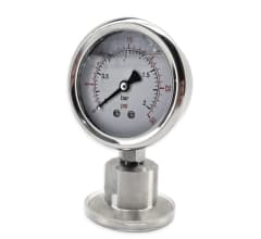 Manómetro vertical 0-2 bar - Triclamp 1,5