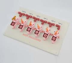 Tabla/Display para 6 reguladores en línea