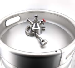 Tapa Ball Lock para barriles de schop comerciales