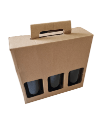 Estuche tripack para botellas de 500cc