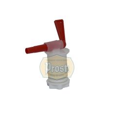 Válvula para fermentadores - blanco/rojo