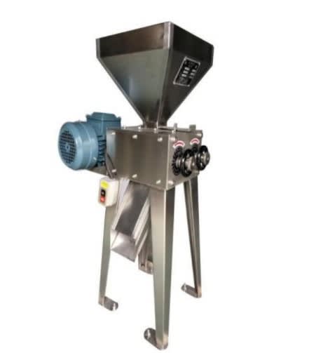 Molino de 2 rodillos motorizado (150kg/hr)2