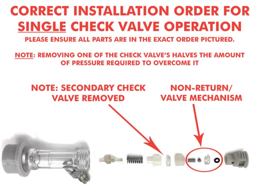 Conector Ball Lock Gas con Antiretorno2