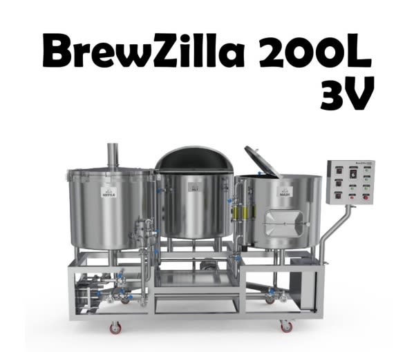 BrewZilla 200L - 3 Vessel Micro - Brewery 0