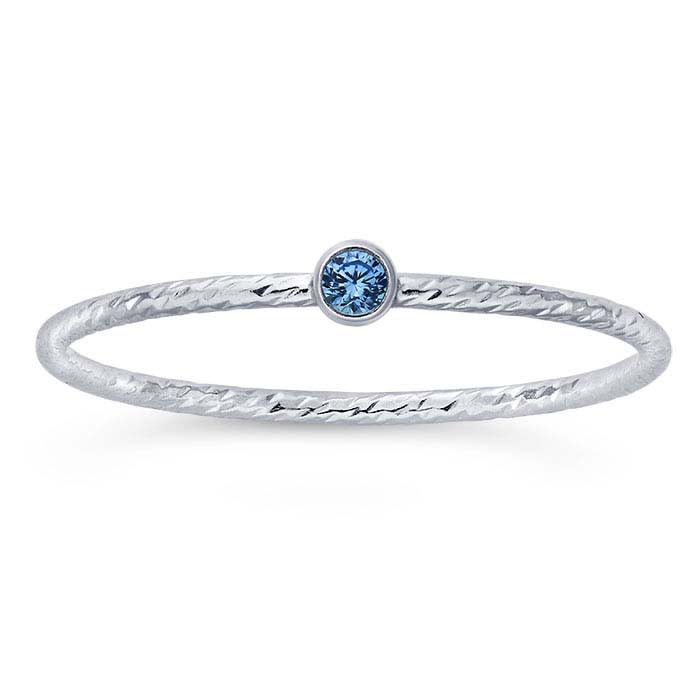 Anillo Chiara Celeste T7 Textura PLATA 925 Anillo Chiara Celeste T7 Textura PLATA 925