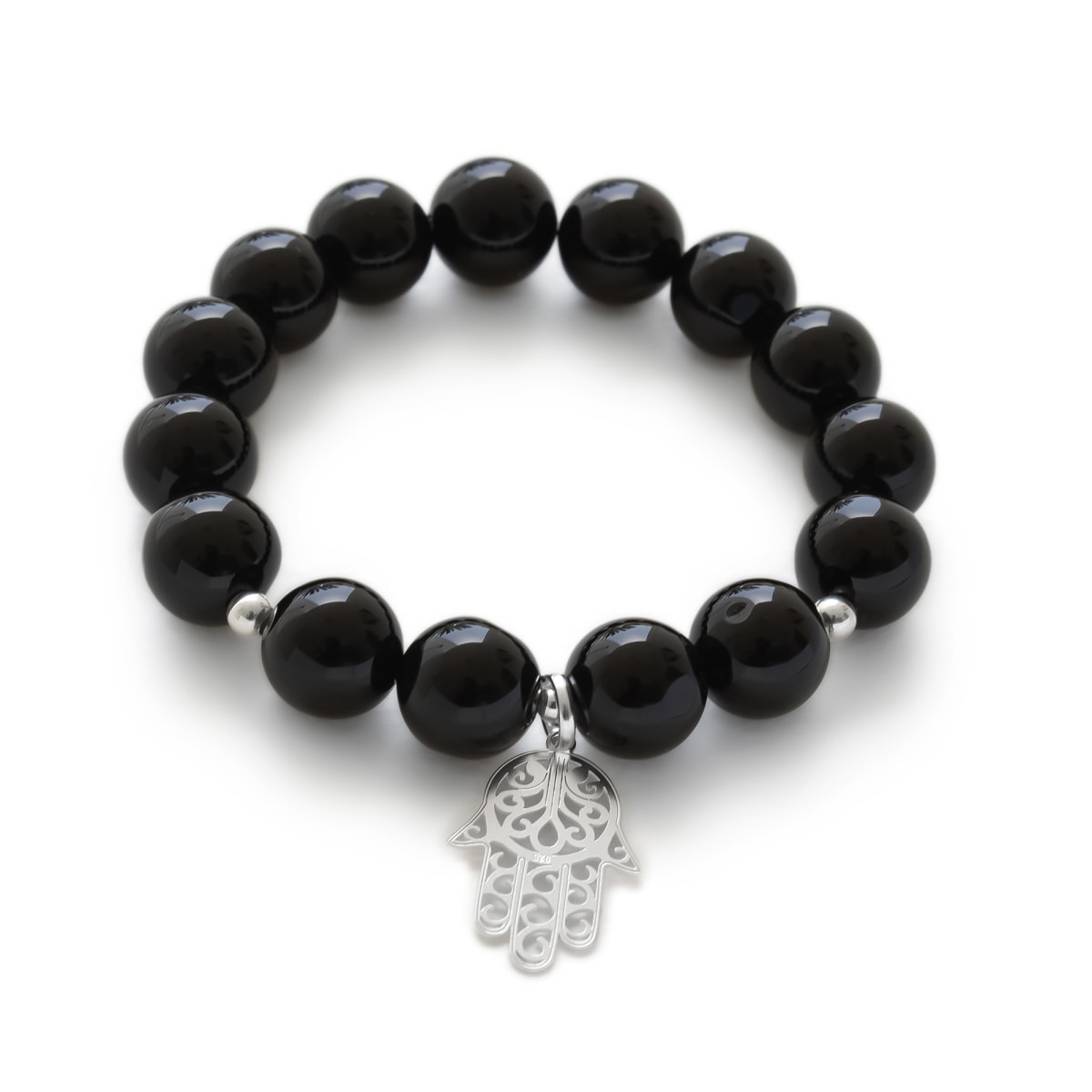 Pulsera Kory Onix PN Dj Manito PLATA 925 Pulsera Kory Onix PN Dj Manito PLATA 925