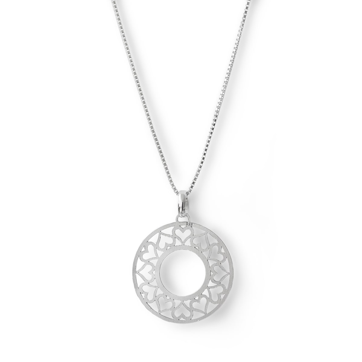 COLLAR MANDALA CORAZONES PLATA 925 COLLAR MANDALA CORAZONES PLATA 925