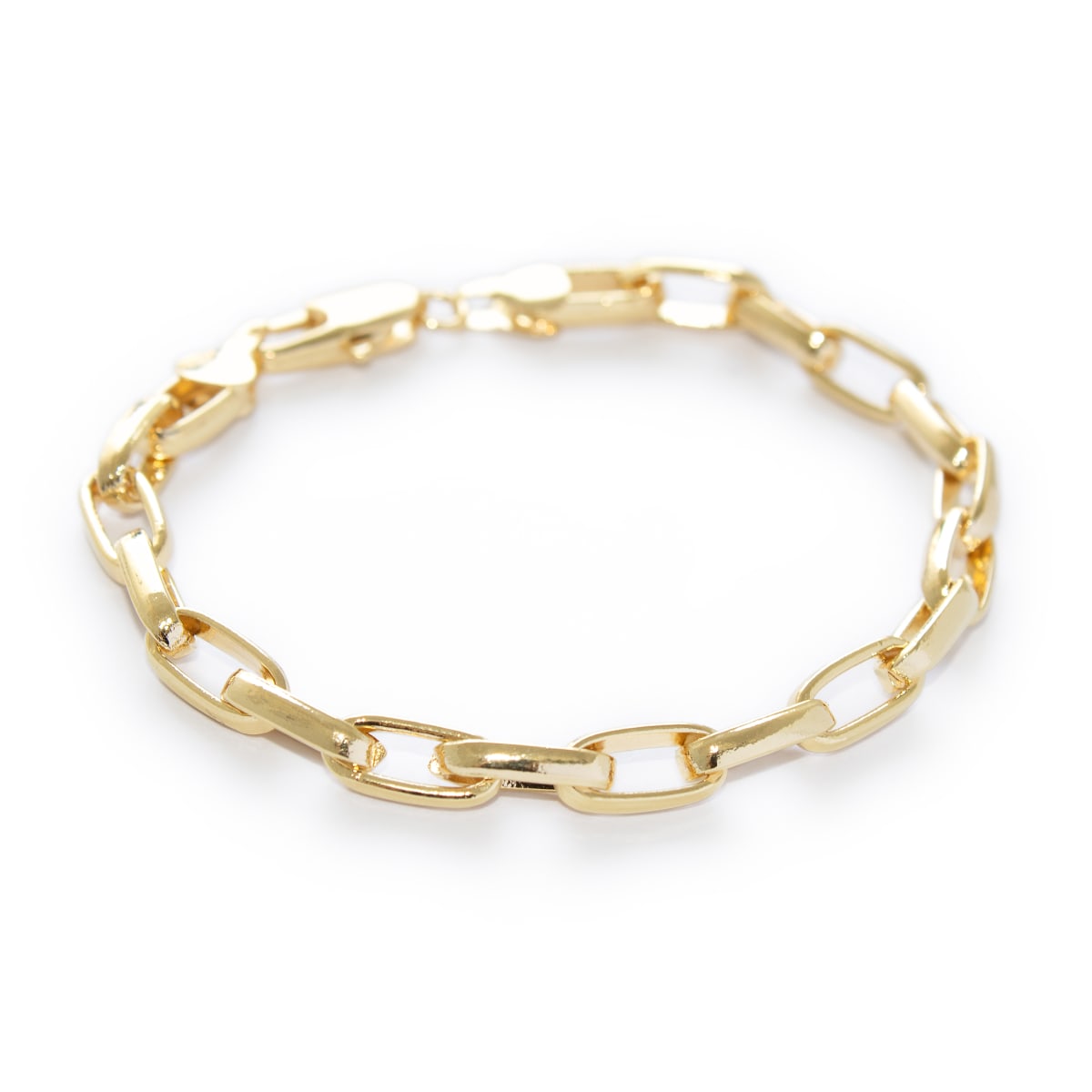 Pulsera Eslabonada Elo LAMINADO EN ORO 18/20 MICRAS Pulsera Eslabonada Elo LAMINADO EN ORO 18/20 MICRAS