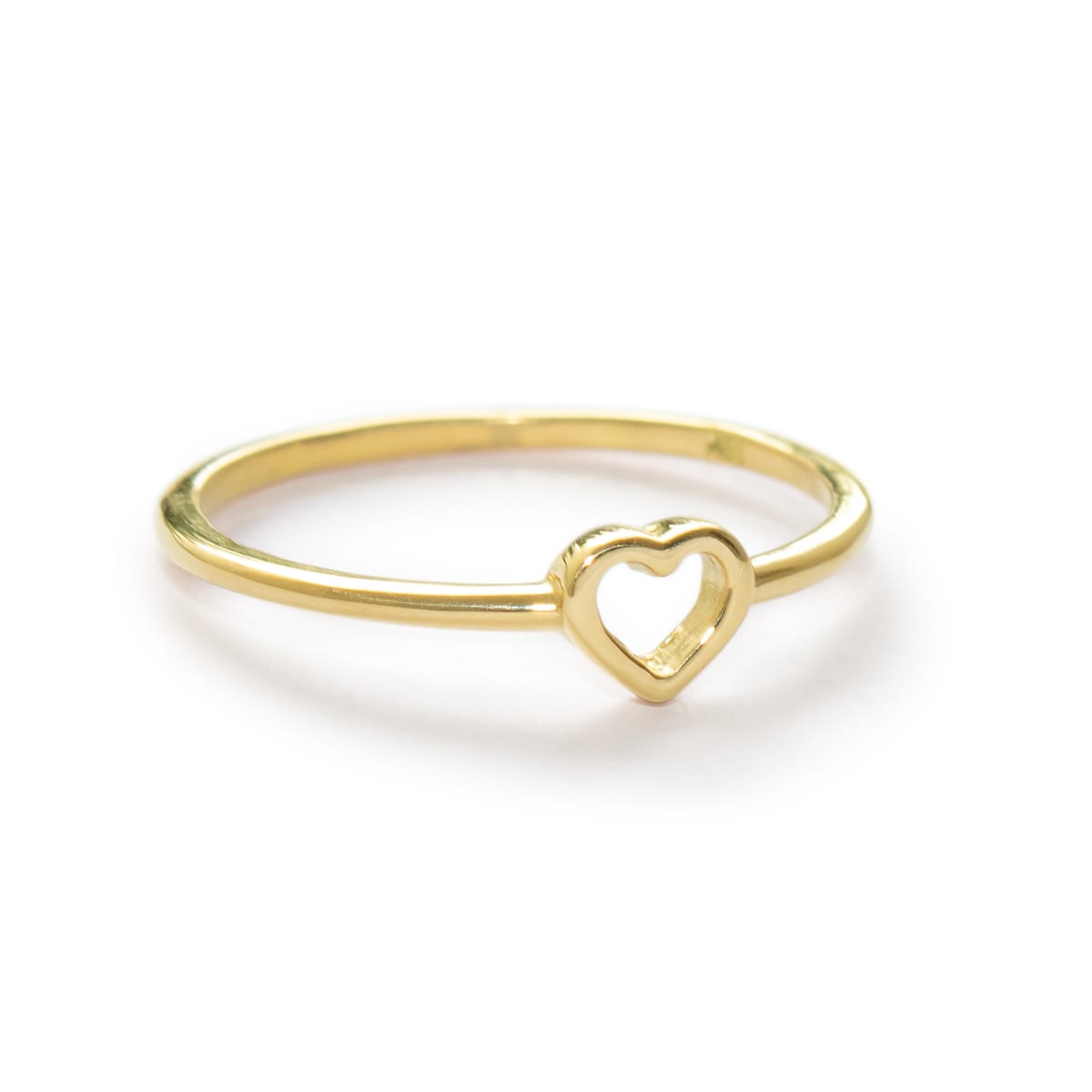 Anillo Corazon Tiny Calado T7.5 ORO 18KT Anillo Corazon Tiny Calado T7.5 ORO 18KT
