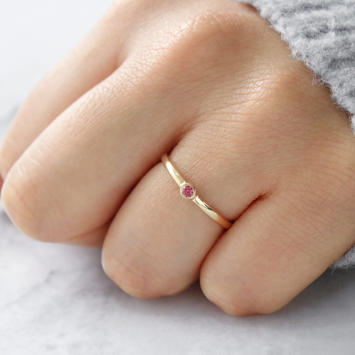 *Anillo Tiny Ilse Rubi ORO 18KT* *Anillo Tiny Ilse Rubi ORO 18KT*