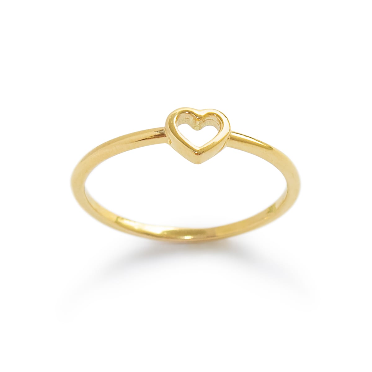 Anillo Corazon Tiny Calado T7.5 ORO 18KT Anillo Corazon Tiny Calado T7.5 ORO 18KT