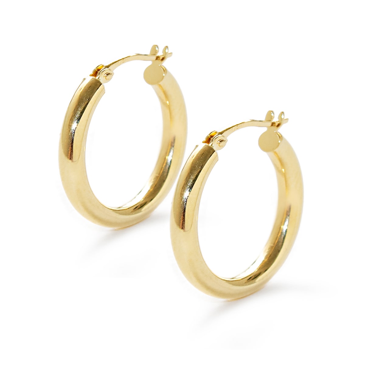 *Argollas Tubo Ancho 23MM ORO 18KT* *Argollas Tubo Ancho 23MM ORO 18KT*