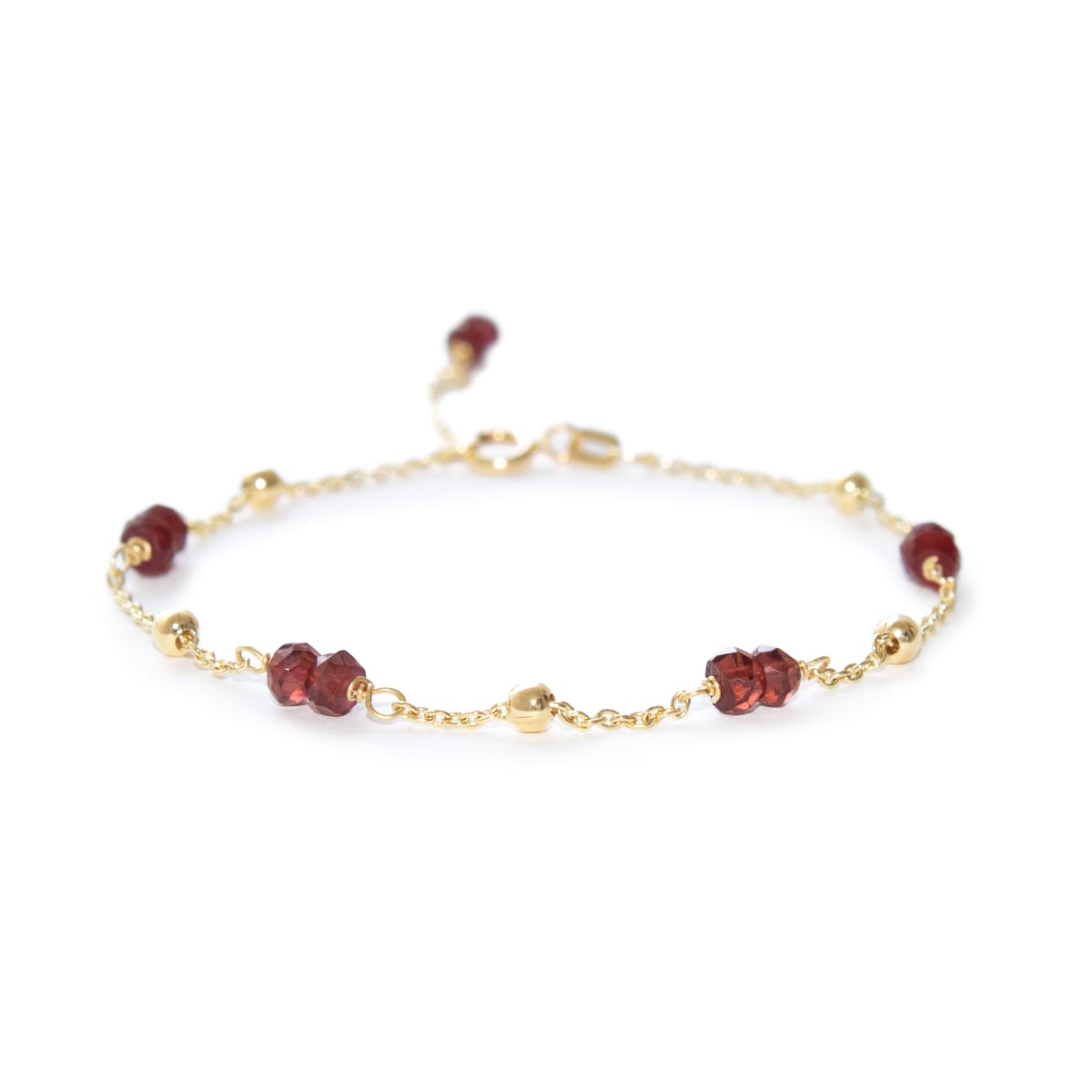 Pulsera Ilse Granate ORO 18KT Pulsera Ilse Granate ORO 18KT