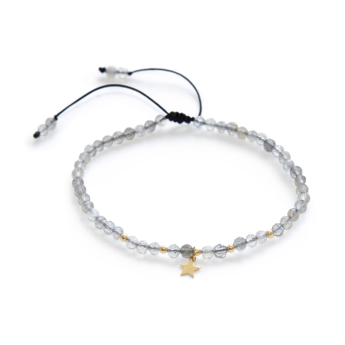 *Pulsera Tiny Estrella Labradorita ORO 18 KT* *Pulsera Tiny Estrella Labradorita ORO 18 KT*