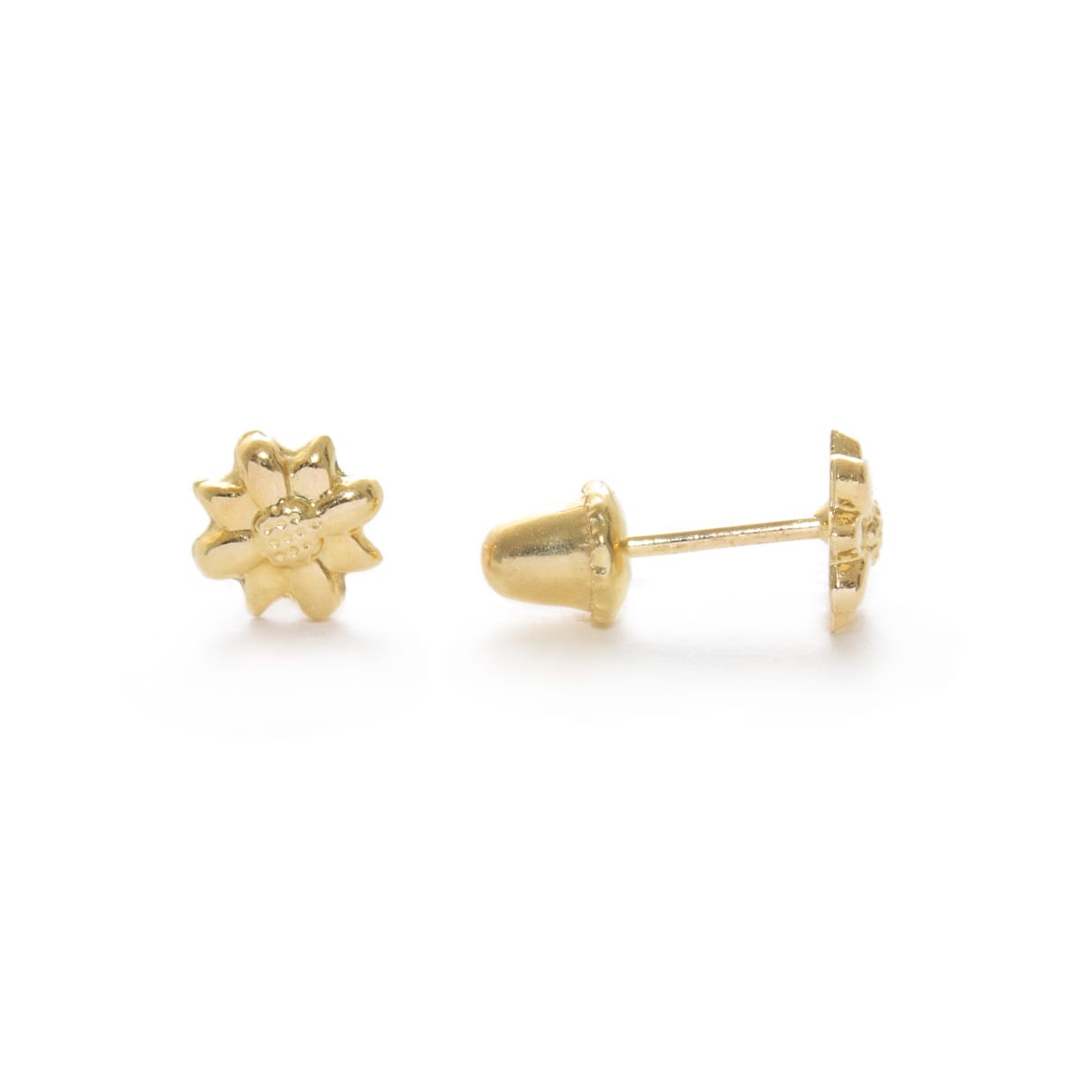 Arete Abridor Girasol ORO 18KT Arete Abridor Girasol ORO 18KT
