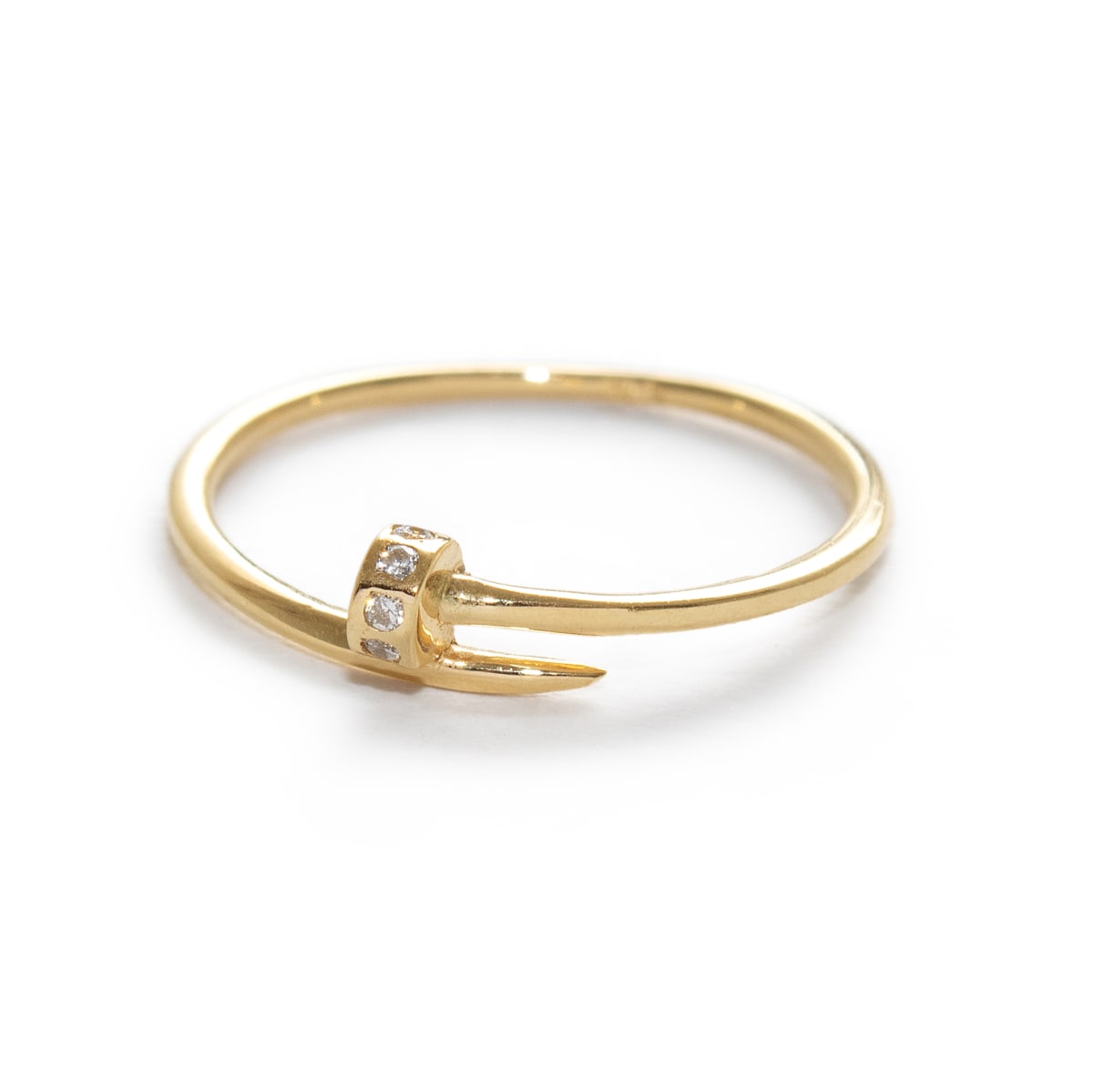 Anillo Clove Cristal T6.5 ORO 18 KT Anillo Clove Cristal T6.5 ORO 18 KT