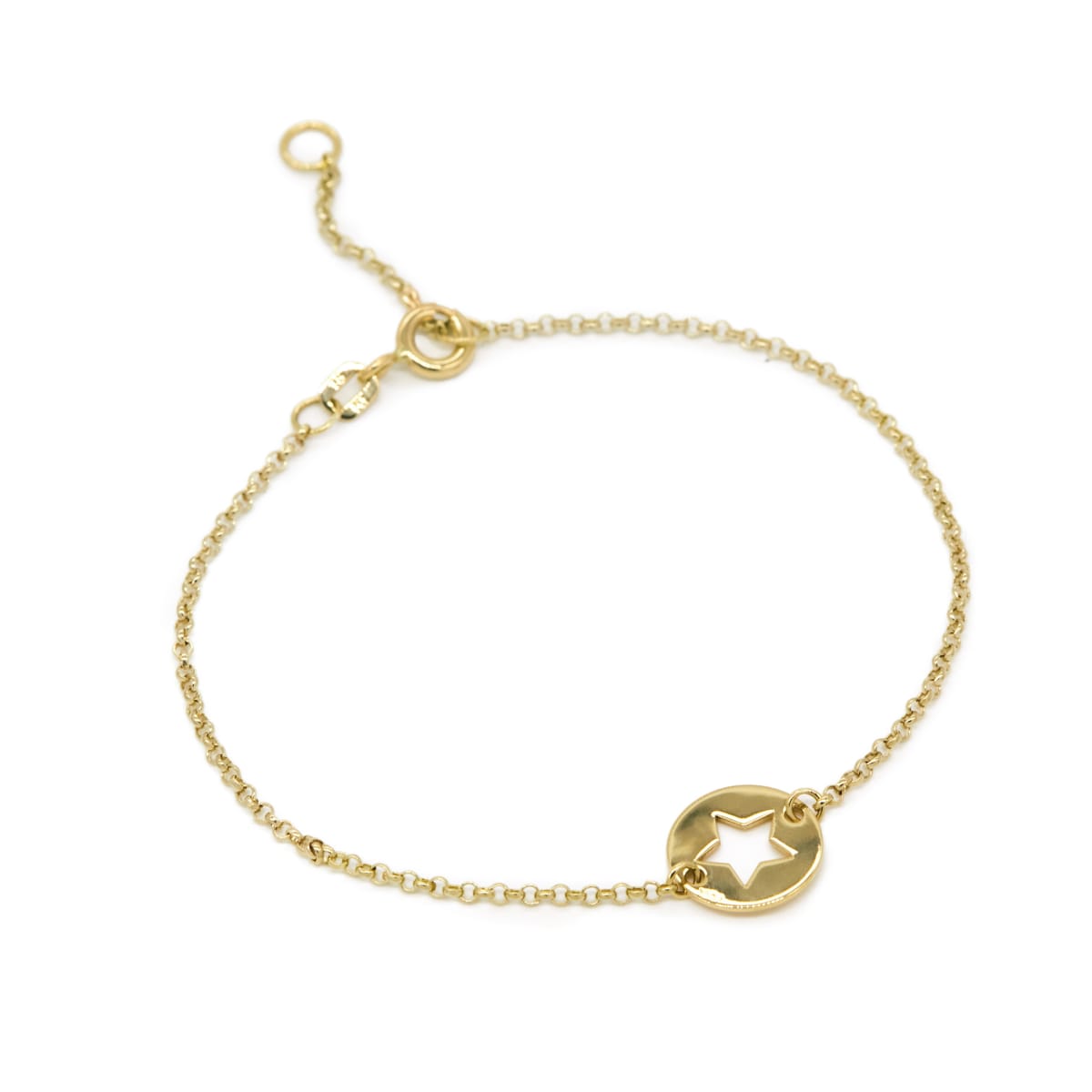 *Pulsera Placa Estrellina ORO 18KT* *Pulsera Placa Estrellina ORO 18KT*
