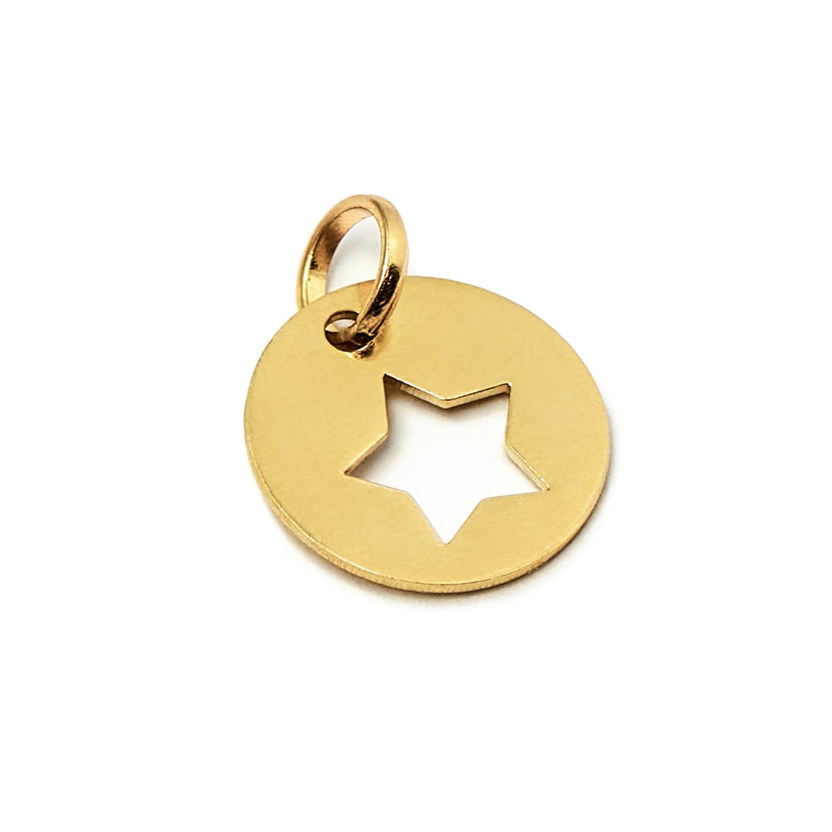 Placa Estrella Calada Oro 18 Kt Placa Estrella Calada Oro 18 Kt