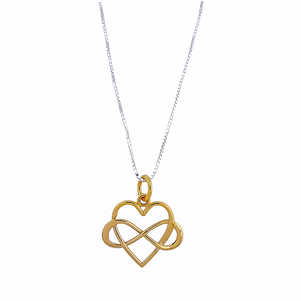 Collar Amor Infinito 45CM PLATA 925/VERMEIL 14 KT Collar Amor Infinito 45CM PLATA 925/VERMEIL 14 KT