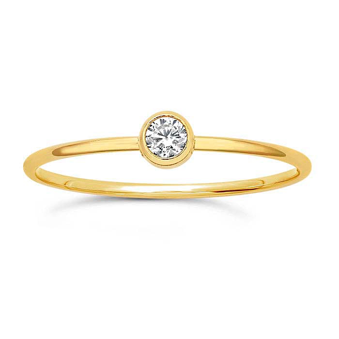 Anillo Francis Cristal 7 GOLD FILLED 14/20 KT Anillo Francis Cristal 7 GOLD FILLED 14/20 KT