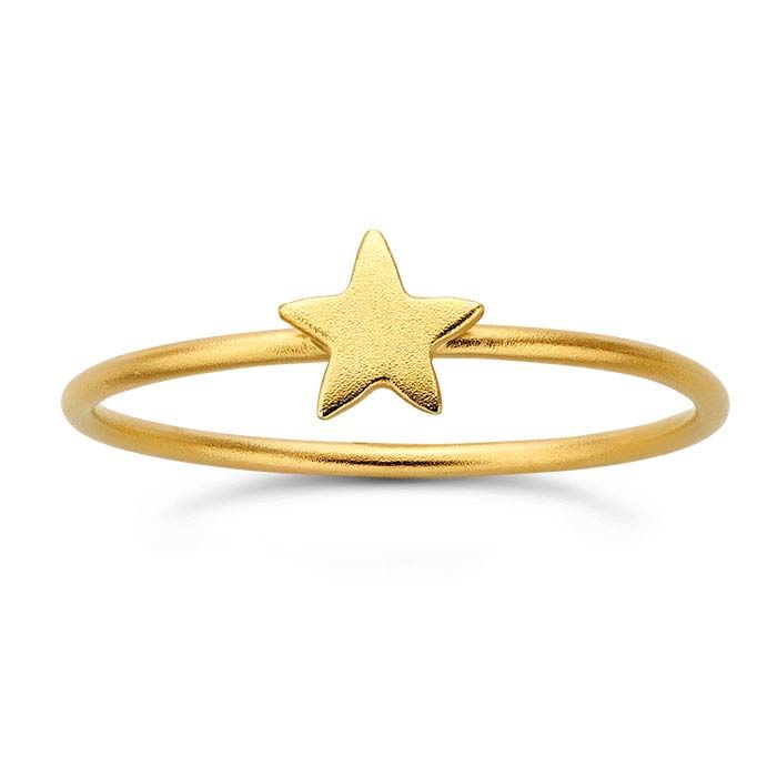 Anillo Tiny Estrella Vermeil Anillo Tiny Estrella Vermeil