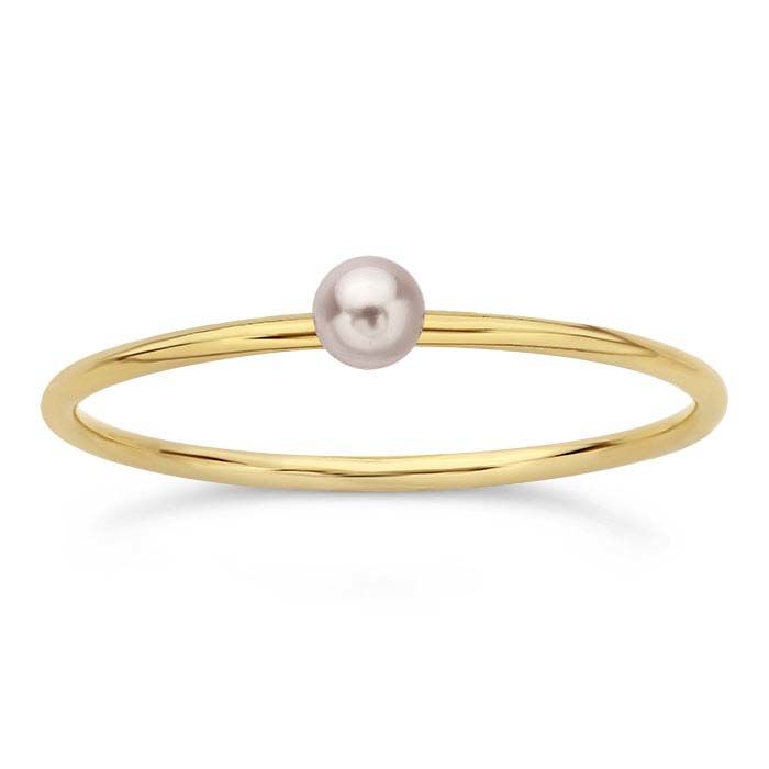 Anillo Delgado Perlita Rosa Anillo Delgado Perlita Rosa