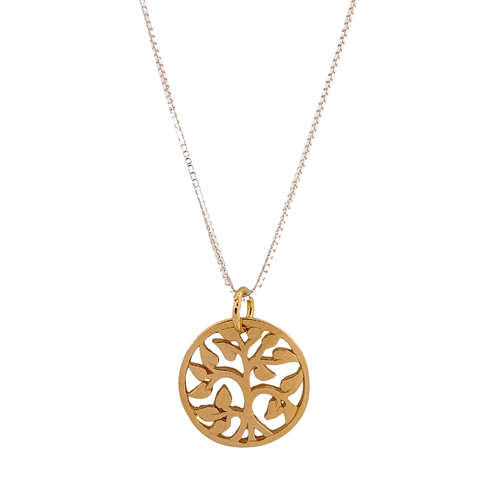 COLLAR ARBOL DE LA VIDA 45CM PLATA 925/VERMEIL 14 KT COLLAR ARBOL DE LA VIDA 45CM PLATA 925/VERMEIL 14 KT