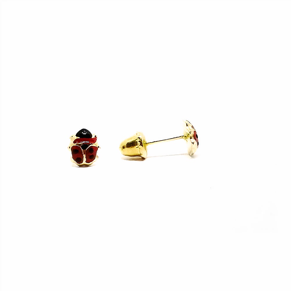 Arete Abridor Mariquita oro 18 Kt Arete Abridor Mariquita oro 18 Kt
