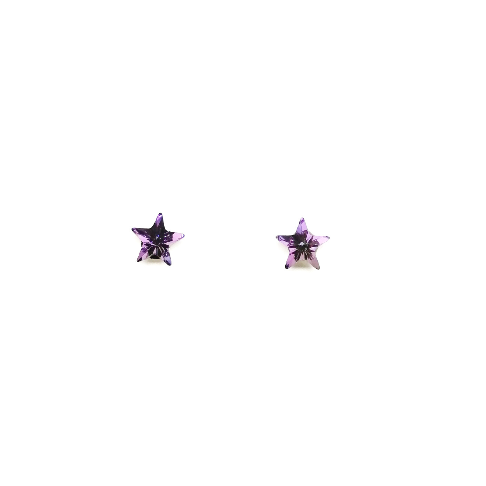 Arete Estrella Rosa de Francia Arete Estrella Rosa de Francia
