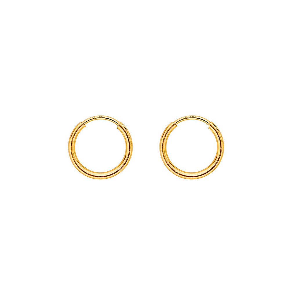 Argolla Hoop Pia 12MM GOLD FILLED 14/20 KT Argolla Hoop Pia 12MM GOLD FILLED 14/20 KT